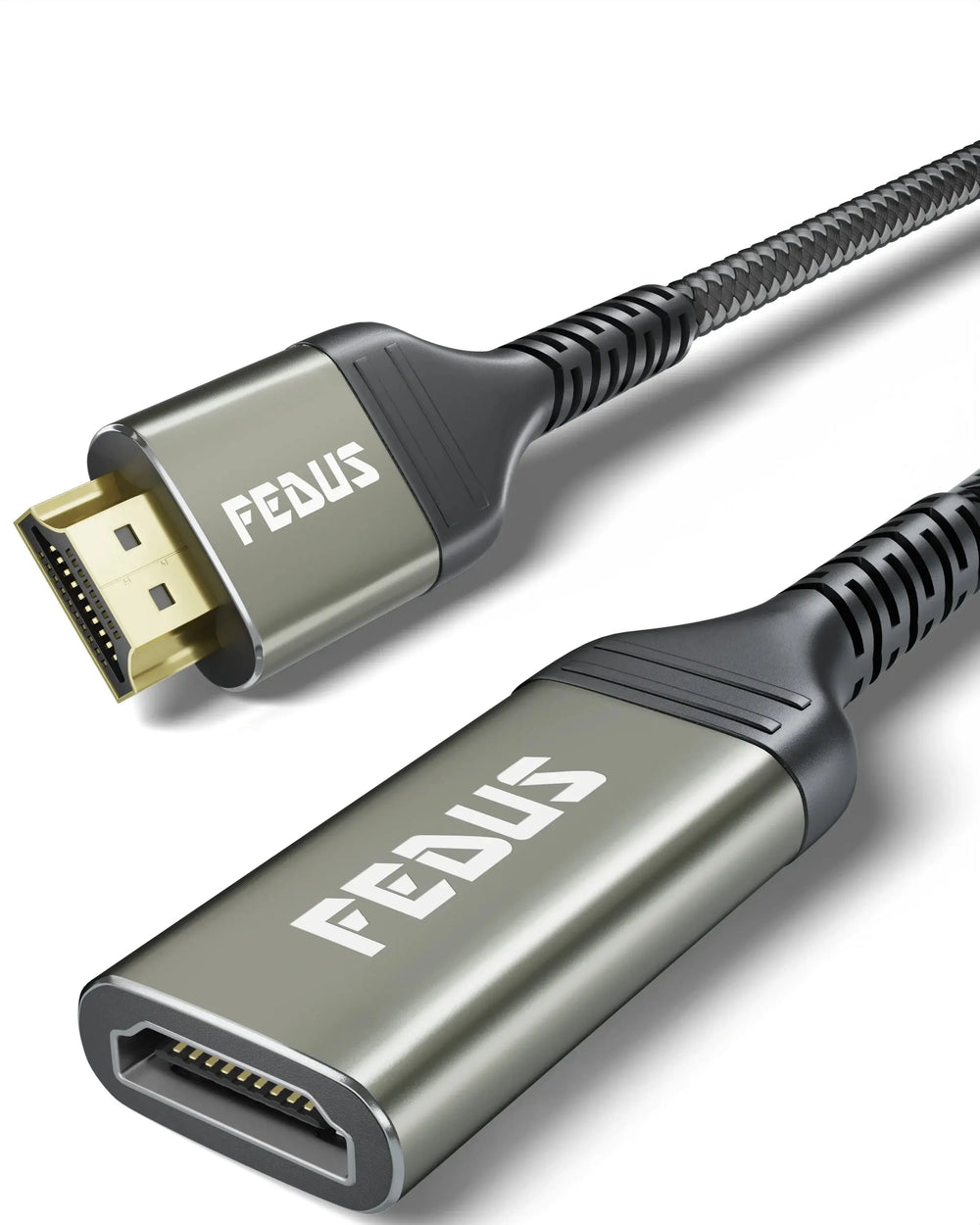 FEDUS HDMI Extension Cable Support 4K@60Hz 3D HDR, Male to Female HDMI Extender Adapter Connector Cord For MacBook Pro, TV Stick PS5 PS4, Laptop, PC, Blu Ray, Google Chromecast, HDTV, Monitor Cheeku Technologies