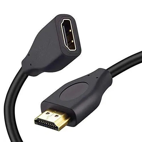 FEDUS hdmi male to female cable, hdmi extension cable for Xbox, PS3/PS4, Blu Ray Player, HDTV, Laptop/PC Support 4K 3D Resolution FEDUS