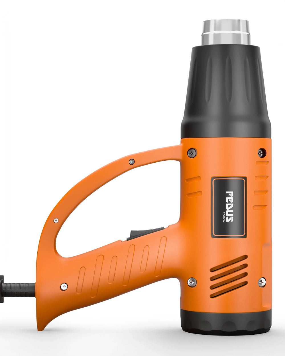 FEDUS Heat Gun Hot Air Gun Temperature Machine 2000W, 2 Temp Settings Great for industrial use & Crafts, Removing & Drying Paint, Shrink Tubing/Wrapping Packing, Bend Plastic Pipes, Epoxy Resin, Orange FEDUS