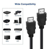 FEDUS High Speed HDMI Cable Male to Male TV-Out Cable Supports 3D, 1080P and Audio Return, hdmi to hdmi Cable for TV, PC, Playstation, Gaming Monitor