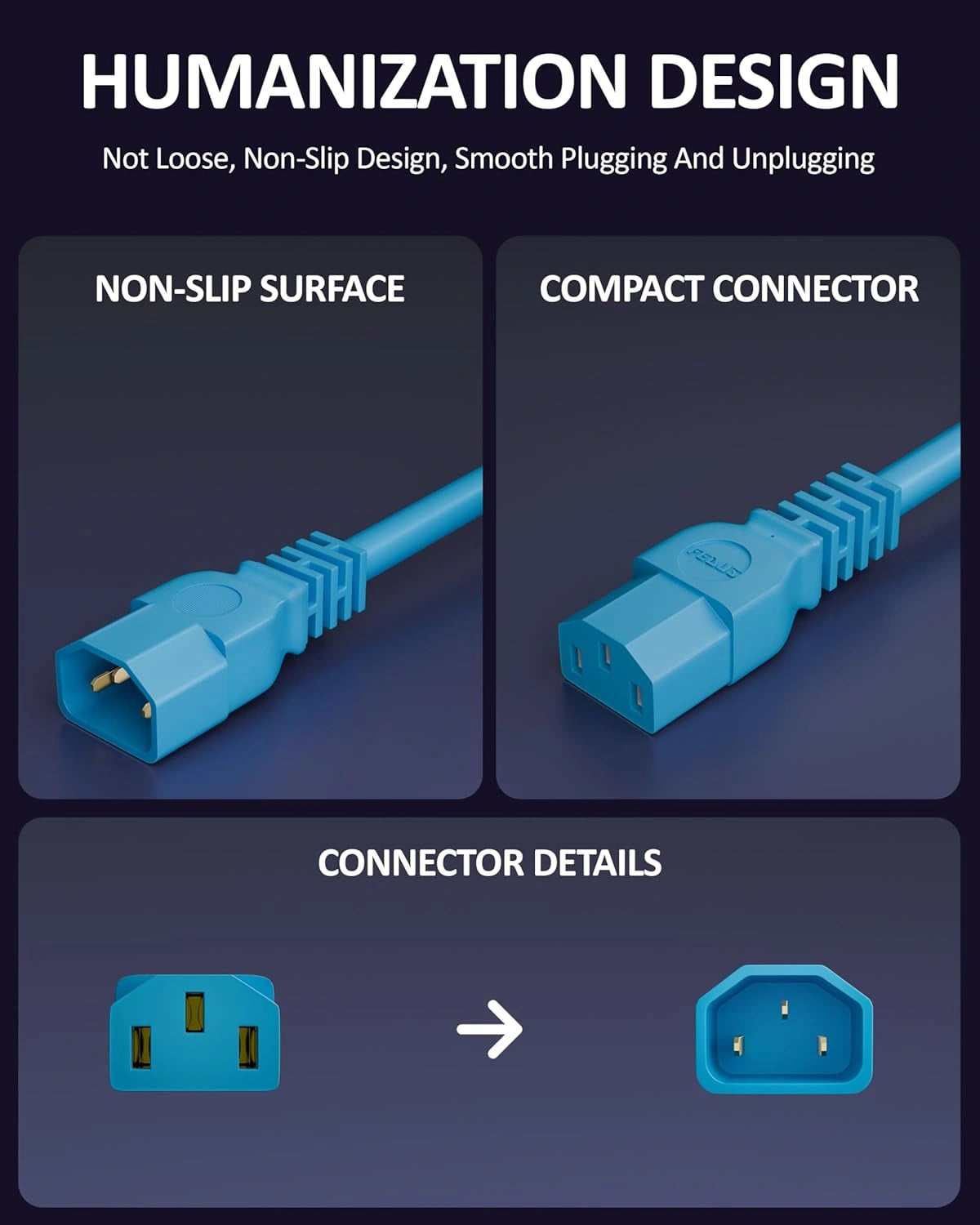 link power cable cyan