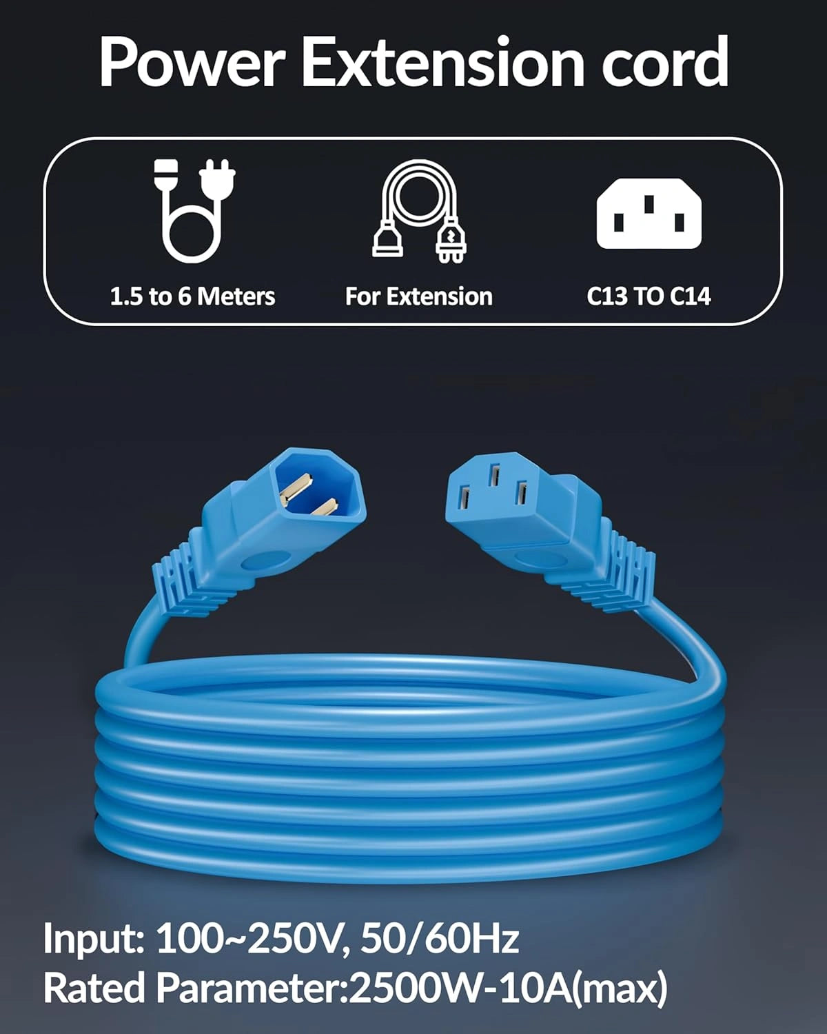 link power cable cyan