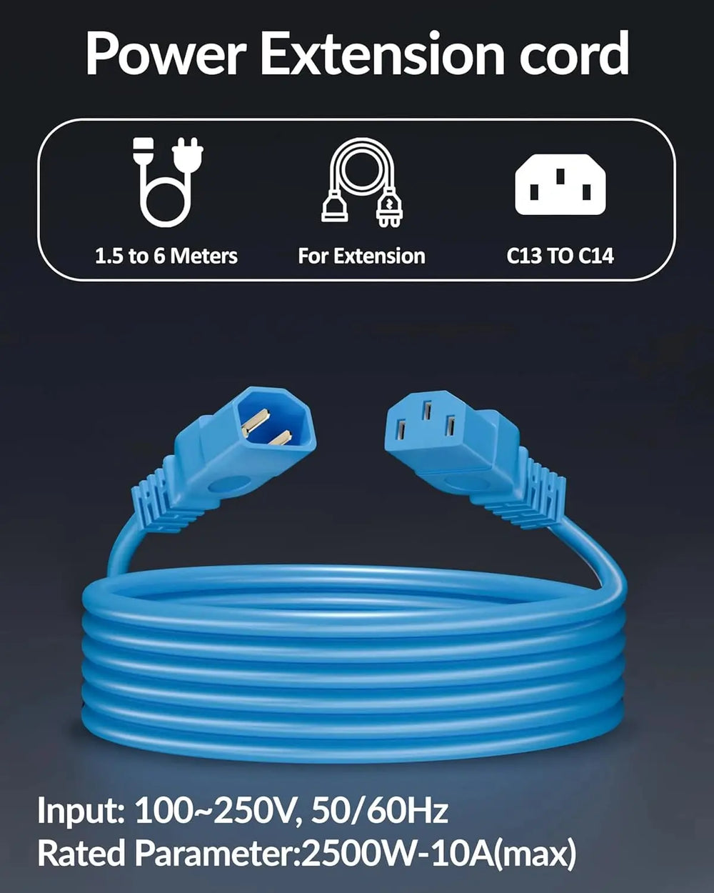 link power cable cyan