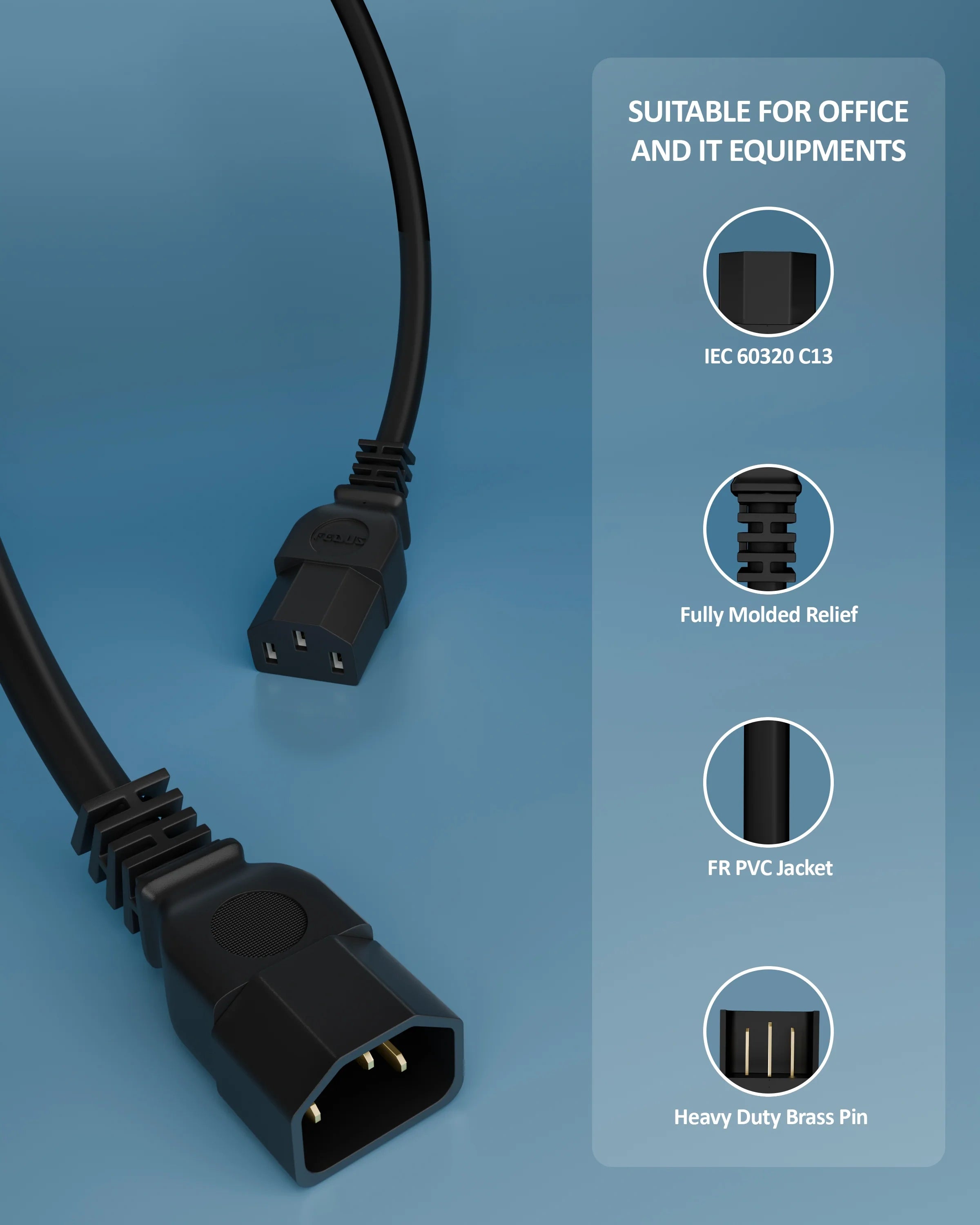 link power cable black