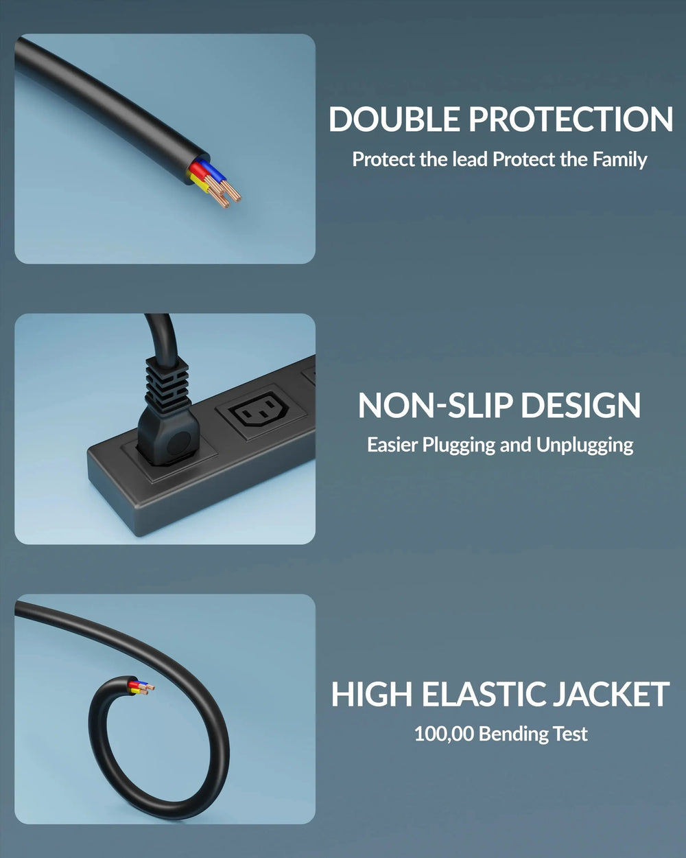 link power cable black