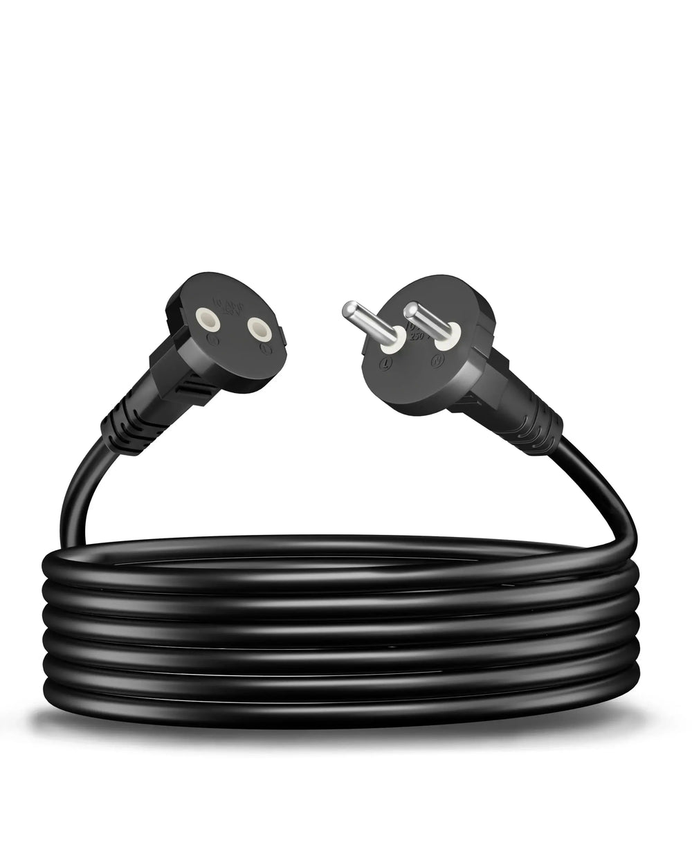 FEDUS 18AWG Heavy Duty Male to Female 2 Pin Power Extension Cord Wire, 10amp Indoor Outdoor Power Cord Extension Electrical Extender Power Cable for appliances, Electronics, Power Tools Cheeku Technologies