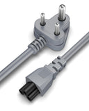 FEDUS TPR (Thermoplastic Rubber) Laptop Power Cord, 2500 Watt 3 Pin IEC C5 Charger Adapter Cable Wire AC Lead for Asus/Dell/HP/Lenovo/ASUS/Acer/Samsung/Compaq & All Gaming laptops