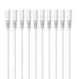 FEDUS 10 inch 30cm 2.1 x 5.5mm Male DC Power Pigtail Connectors for CCTV Surveillance Camera