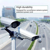 FEDUS 10 inch 30cm 2.1 x 5.5mm Male DC Power Pigtail Connectors for CCTV Surveillance Camera