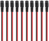 FEDUS 10 inch 30cm 2.1 x 5.5mm Male DC Power Pigtail Connectors for CCTV Surveillance Camera