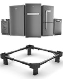 MAXISTAND Heavy Duty Metal washing machine Stand (No Wheels) (20x20 to 27x30 Inch) | For Refrigerator, Fridge & Dishwasher FEDUS