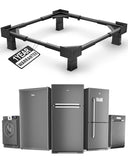 MAXISTAND Heavy Duty Metal washing machine Stand (No Wheels) (20x20 to 27x30 Inch) | For Refrigerator, Fridge & Dishwasher FEDUS
