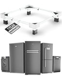 MAXISTAND Heavy Duty Metal washing machine Stand (No Wheels) (20x20 to 27x30 Inch) | For Refrigerator, Fridge & Dishwasher FEDUS