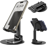 FEDUS FEMO Mobile Holder Stand 360° Rotation Mobile Stand Portable & Foldable Mobile Holder with Adjustable Angles for Perfect View, Lightweight, Universal Mobile Stand for Smartphones, Tablets, iPad