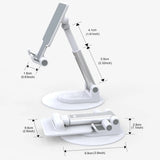 FEDUS FEMO Mobile Holder Stand 360° Rotation Mobile Stand Portable & Foldable Mobile Holder with Adjustable Angles for Perfect View, Lightweight, Universal Mobile Stand for Smartphones, Tablets, iPad
