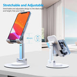 FEDUS FEMO Mobile Holder Stand 360° Rotation Mobile Stand Portable & Foldable Mobile Holder with Adjustable Angles for Perfect View, Lightweight, Universal Mobile Stand for Smartphones, Tablets, iPad