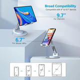 FEDUS FEMO Mobile Holder Stand 360° Rotation Mobile Stand Portable & Foldable Mobile Holder with Adjustable Angles for Perfect View, Lightweight, Universal Mobile Stand for Smartphones, Tablets, iPad