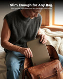 FEDUS MONARC Designer Premium Vegan Leather Laptop Sleeve Bag Case, Shockproof Office Laptop Cover Pouch Accessories Carrying Bag for MacBook, HP, Dell, Lenovo, Asus for Men & Women