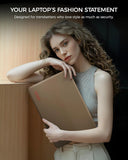 FEDUS MONARC Designer Premium Vegan Leather Laptop Sleeve Bag Case, Shockproof Office Laptop Cover Pouch Accessories Carrying Bag for MacBook, HP, Dell, Lenovo, Asus for Men & Women