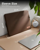 FEDUS MONARC Designer Premium Vegan Leather Laptop Sleeve Bag Case, Shockproof Office Laptop Cover Pouch Accessories Carrying Bag for MacBook, HP, Dell, Lenovo, Asus for Men & Women FEDUS