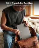 FEDUS MONARC Designer Premium Vegan Leather Laptop Sleeve Bag Case, Shockproof Office Laptop Cover Pouch Accessories Carrying Bag for MacBook, HP, Dell, Lenovo, Asus for Men & Women