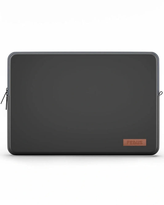 FEDUS MONARC Designer Premium Vegan Leather Laptop Sleeve Bag Case, Shockproof Office Laptop Cover Pouch Accessories Carrying Bag for MacBook, HP, Dell, Lenovo, Asus for Men & Women FEDUS