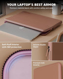 FEDUS MONARC Designer Premium Vegan Leather Laptop Sleeve Bag Case, Shockproof Office Laptop Cover Pouch Accessories Carrying Bag for MacBook, HP, Dell, Lenovo, Asus for Men & Women