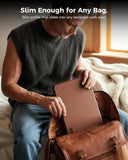 FEDUS MONARC Designer Premium Vegan Leather Laptop Sleeve Bag Case, Shockproof Office Laptop Cover Pouch Accessories Carrying Bag for MacBook, HP, Dell, Lenovo, Asus for Men & Women