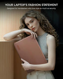 FEDUS MONARC Designer Premium Vegan Leather Laptop Sleeve Bag Case, Shockproof Office Laptop Cover Pouch Accessories Carrying Bag for MacBook, HP, Dell, Lenovo, Asus for Men & Women