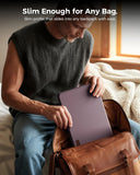 FEDUS MONARC Designer Premium Vegan Leather Laptop Sleeve Bag Case, Shockproof Office Laptop Cover Pouch Accessories Carrying Bag for MacBook, HP, Dell, Lenovo, Asus for Men & Women