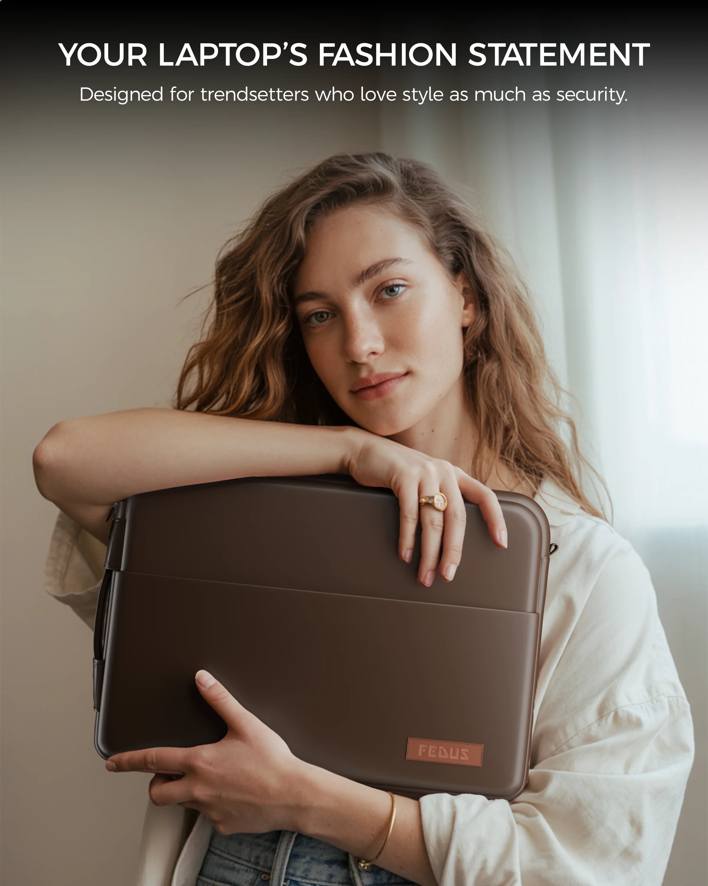 oro cinnemon brown laptop sleeve 7