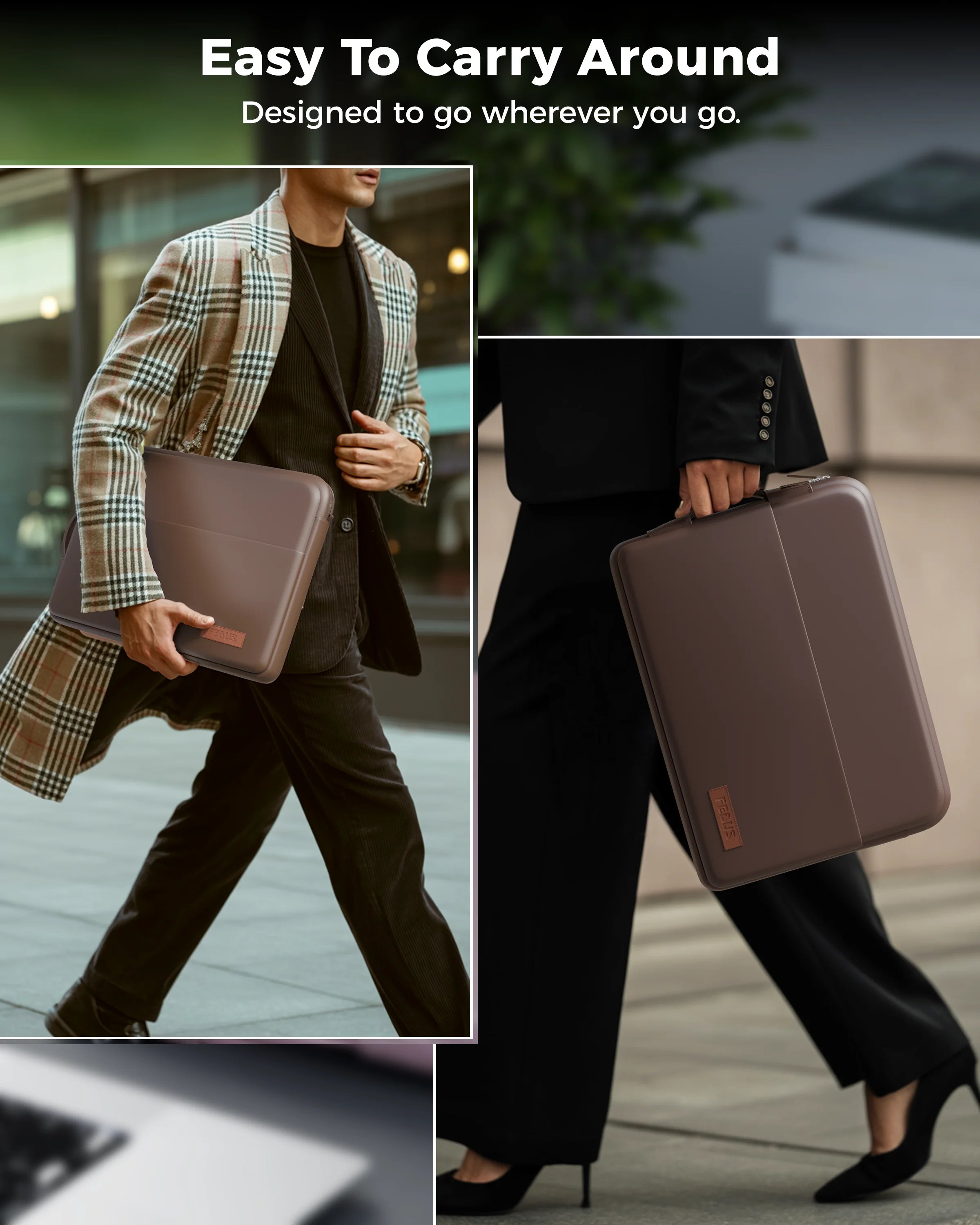 oro cinnemon brown laptop sleeve 8