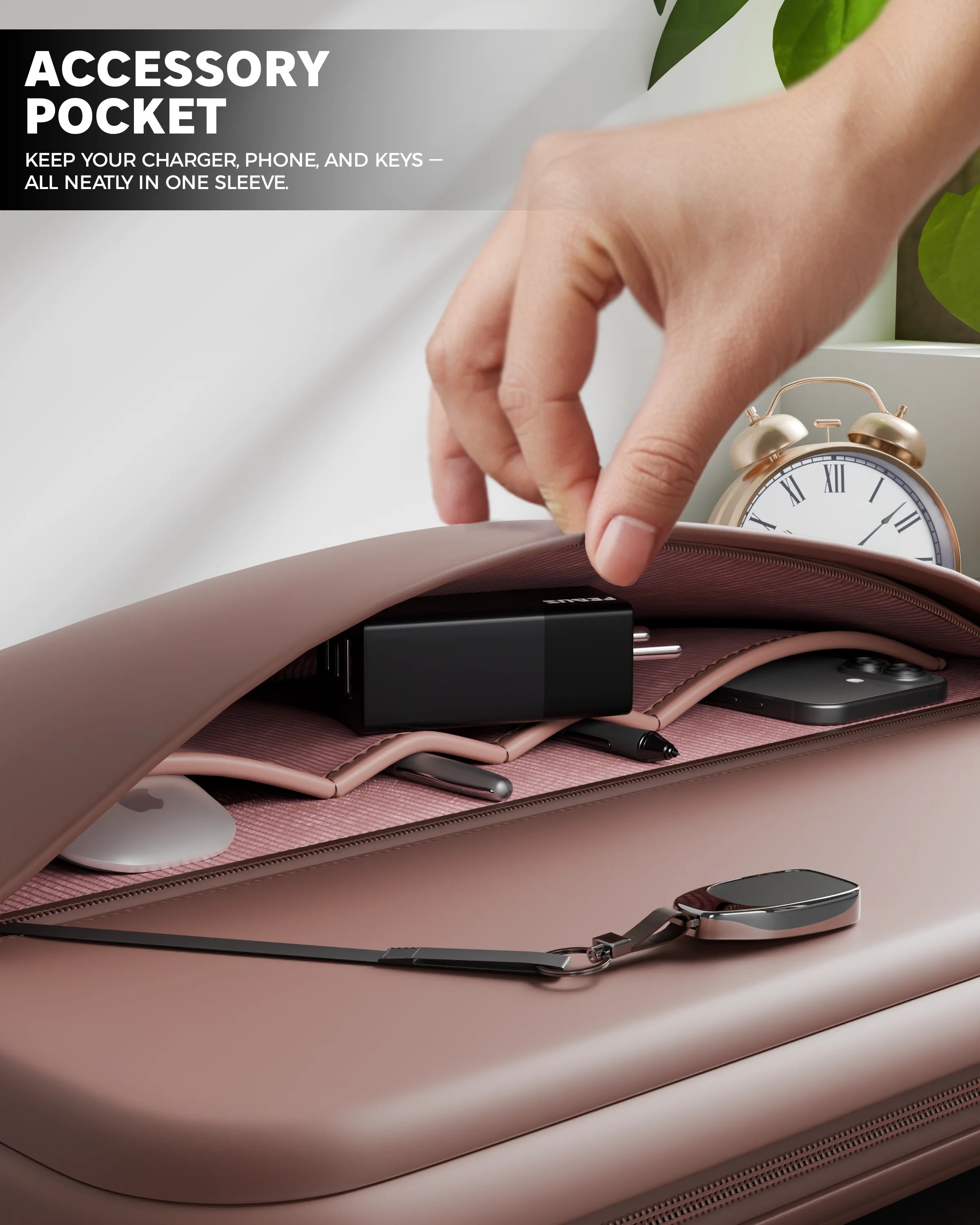 oro dusty coral laptop sleeve 3