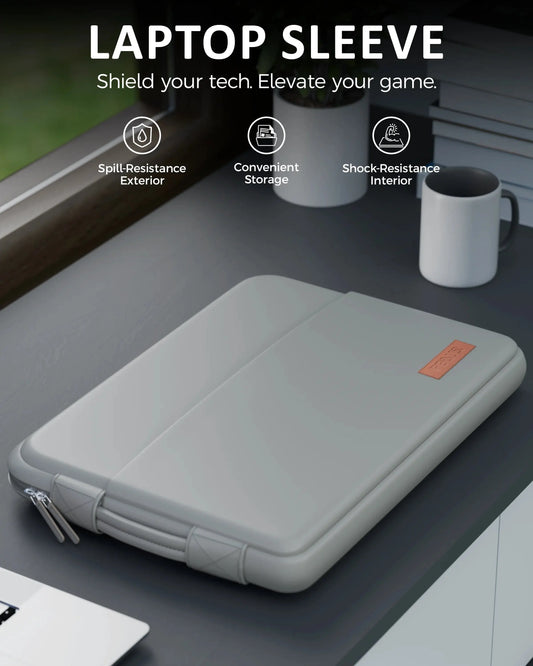 oro cloud grey laptop sleeve 6