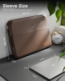 oro cinnemon brown laptop sleeve 12
