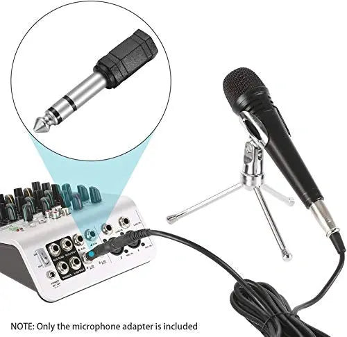 FEDUS Pack 5, 6.35mm Stereo Male to 3.5mm Female Stereo Jack Headphone Adapter Converter FEDUS