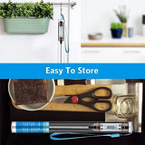 FEDUS Professional Digital Sensor LCD Cooking Monitoring Long Probe Electronic Instant Read Thermometer Temperature Test Pen for Kitchen Food Meat BBQ Coffee Industrial Laboratory Pack of 5