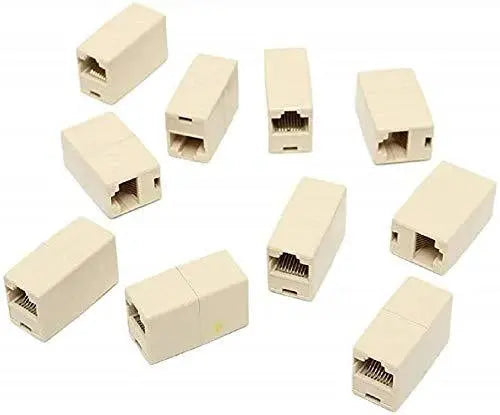 RJ45 8P8C Female to Female Coupler Connector Network LAN Adapter FEDUS