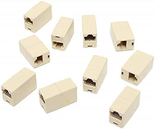 FEDUS RJ45 8P8C Female to Female Coupler Connector Network LAN Cable Adapter