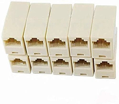 FEDUS RJ45 8P8C Female to Female Coupler Connector Network LAN Cable Adapter