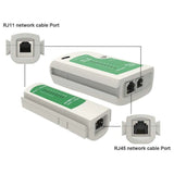 FEDUS RJ45 and RJ11 Network LAN Cable Tester with LED Indicators, RJ11 RJ12 CAT5 CAT 6 UTP Network Ethernet Cable Tester Test Tool for Internet Broadband Connection. Telephone Line Detector Tracker