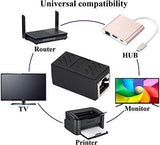 FEDUS RJ45 Coupler Ethernet Coupler Cat7, Cat6, Cat5e RJ45 8P8C Inline lan Coupler Ethernet Extender Adapter Adsl Extension Jointer Extending the Ethernet Cables Female to Female Connector