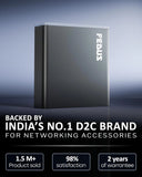 FEDUS Router UPS for Home Office, 12V 2A Support, 4400mAh Li-ion Battery Mini UPS for WiFi Router with Power Adapter, Uninterrupted Power Supply Smart Charging Compatible with TP-Link, D-Link, Netgear