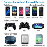 FEDUS Short Sleek, Portable and Universal Micro to USB Fast Charging Power Bank Charging Cable Data Sync Tangle-free Cable (19 cm, 7.5 Inch),