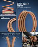 16 Gauge Speaker Wire Crystal Clear - Oxygen-Free Copper, Transparent Audio Cable