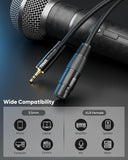 FEDUS StagePro 3.5mm to XLR Balanced Microphone Cable Adapter, Professional Low Noise Gold-Plated 1/8 inch Aux to XLR Female Audio Cord Wire for Phone, Tablet, Laptop, Speaker, Mixer, iPhone