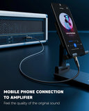 FEDUS StagePro 3.5mm to XLR Balanced Microphone Cable Adapter, Professional Low Noise Gold-Plated 1/8 inch Aux to XLR Female Audio Cord Wire for Phone, Tablet, Laptop, Speaker, Mixer, iPhone