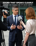 FEDUS StagePro 3.5mm to XLR Balanced Microphone Cable Adapter, Professional Low Noise Gold-Plated 1/8 inch Aux to XLR Female Audio Cord Wire for Phone, Tablet, Laptop, Speaker, Mixer, iPhone