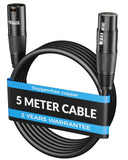 FEDUS StagePro XLR Cable, Professional Balanced XLR Male to Female Microphone cable Cord, Oxygen-Free Copper, mic wire, For Podcast, Stage, Studio, Guitar, Audio, Speaker, Mixer, Behringer