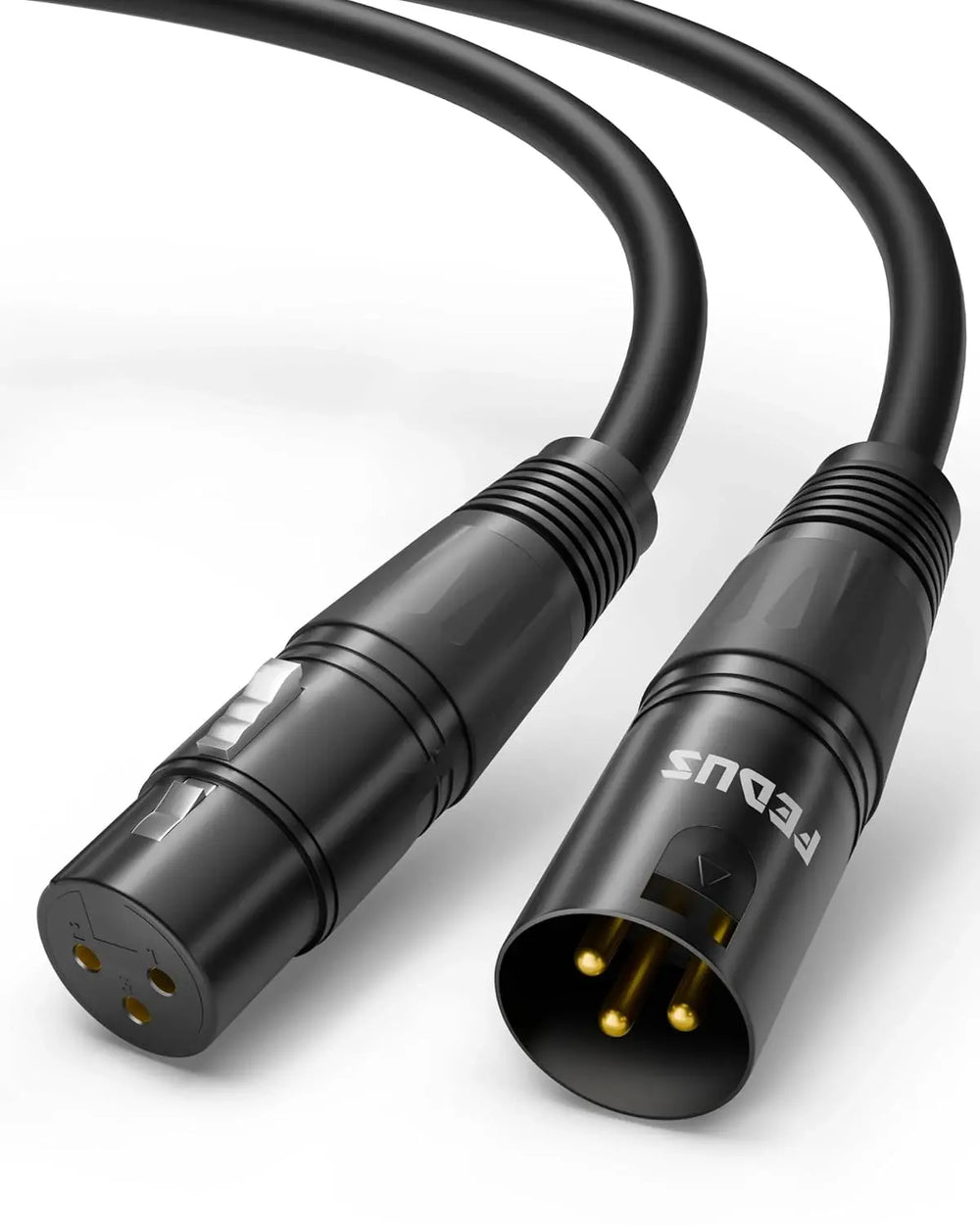 FEDUS StagePro XLR Cable, Professional Balanced XLR Male to Female Microphone cable Cord, Oxygen-Free Copper, mic wire, For Podcast, Stage, Studio, Guitar, Audio, Speaker, Mixer, Behringer FEDUS
